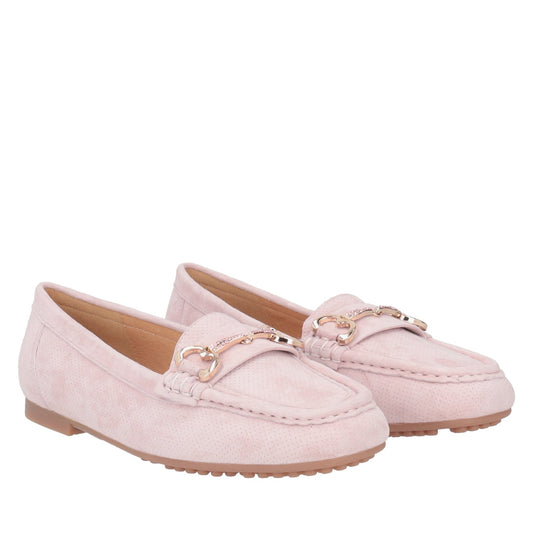 ToscaBlu mocassino coco in pelle scamosciata colore cipria ss2511s100 c16_1