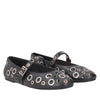 ToscaBlu ballerina fern in pelle con borchie colore nero ss2516s150 c99_1