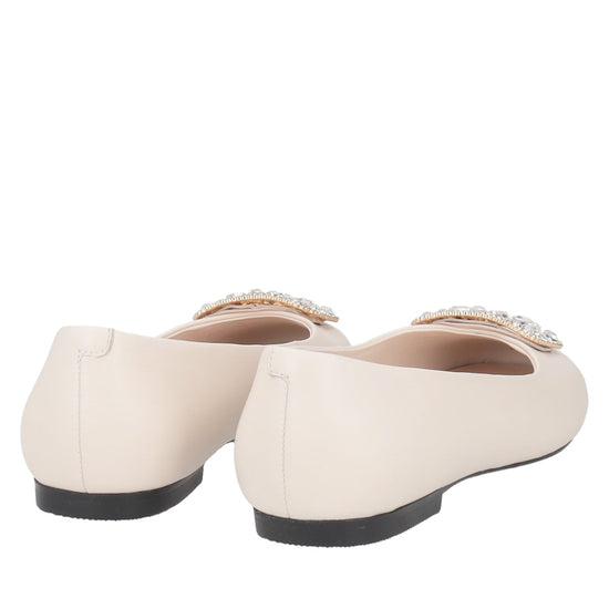 ToscaBlu ballerina goldie con accessorio strass colore avorio ss2517s160 c08_3