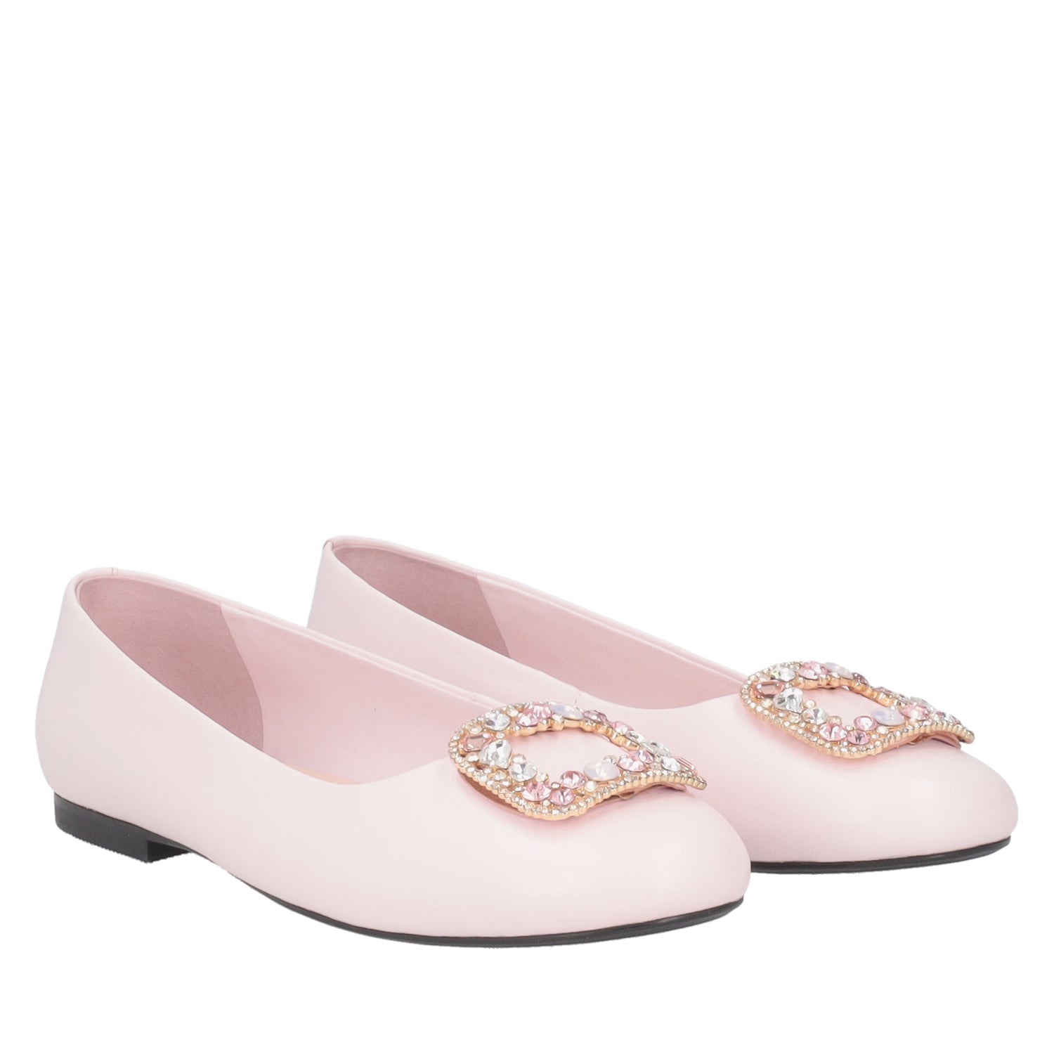 ToscaBlu ballerina goldie con accessorio strass colore rosa ss2517s160 c21_1