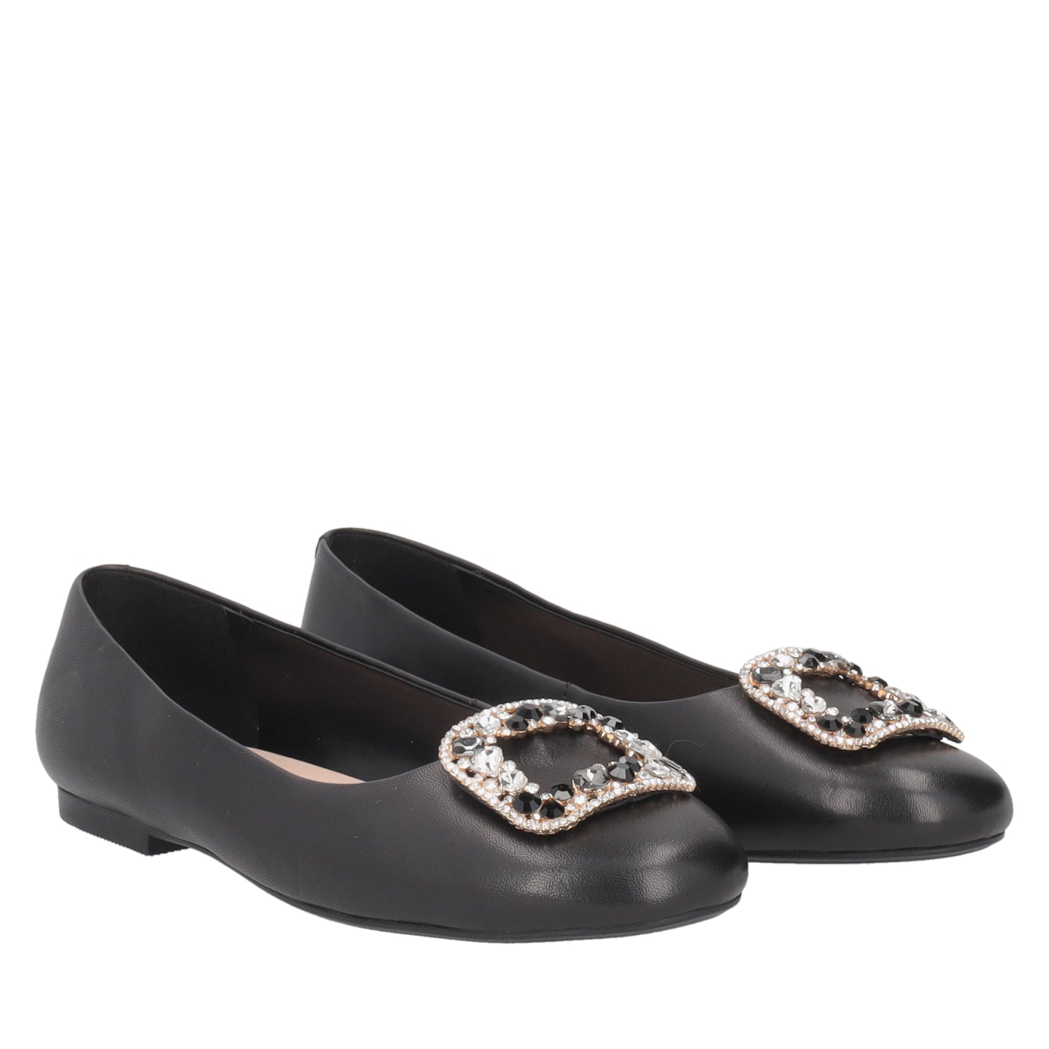 ToscaBlu ballerina goldie con accessorio strass colore nero ss2517s160 c99_1