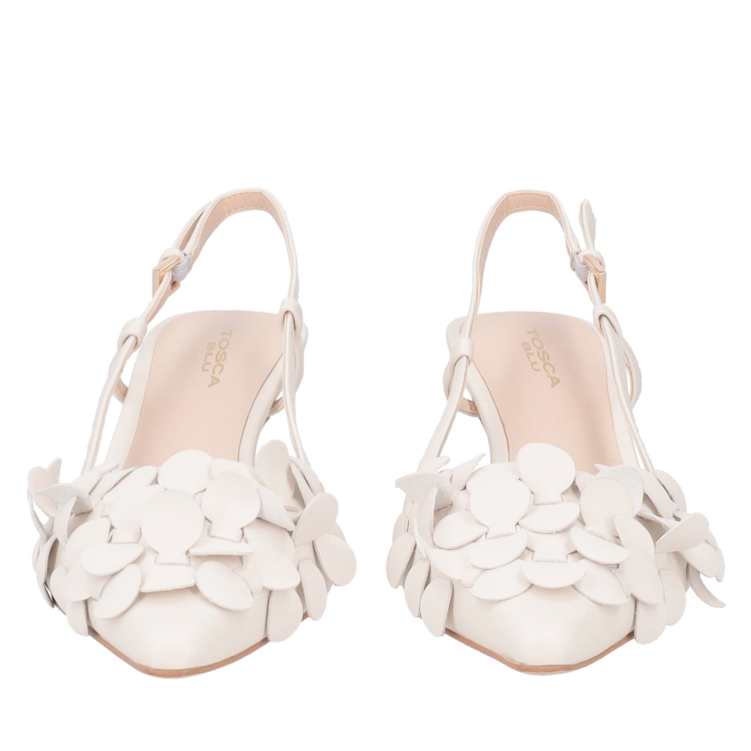ToscaBlu slingback jade in pelle con cerchietti colore avorio ss2520s190 c08_2