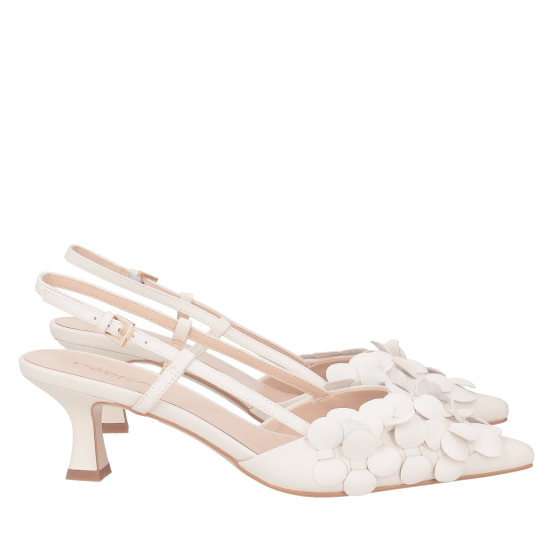 ToscaBlu slingback jade in pelle con cerchietti colore avorio ss2520s190 c08_4