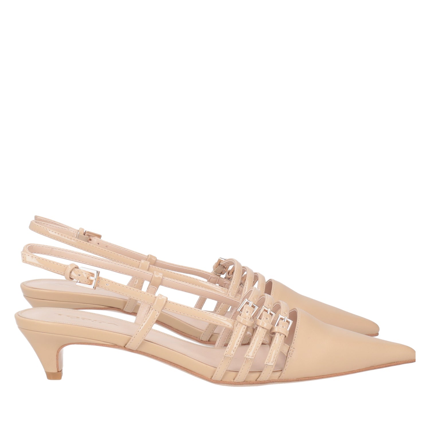 ToscaBlu slingback kelly in pelle con cinturini colore beige ss2523s230 c05_4