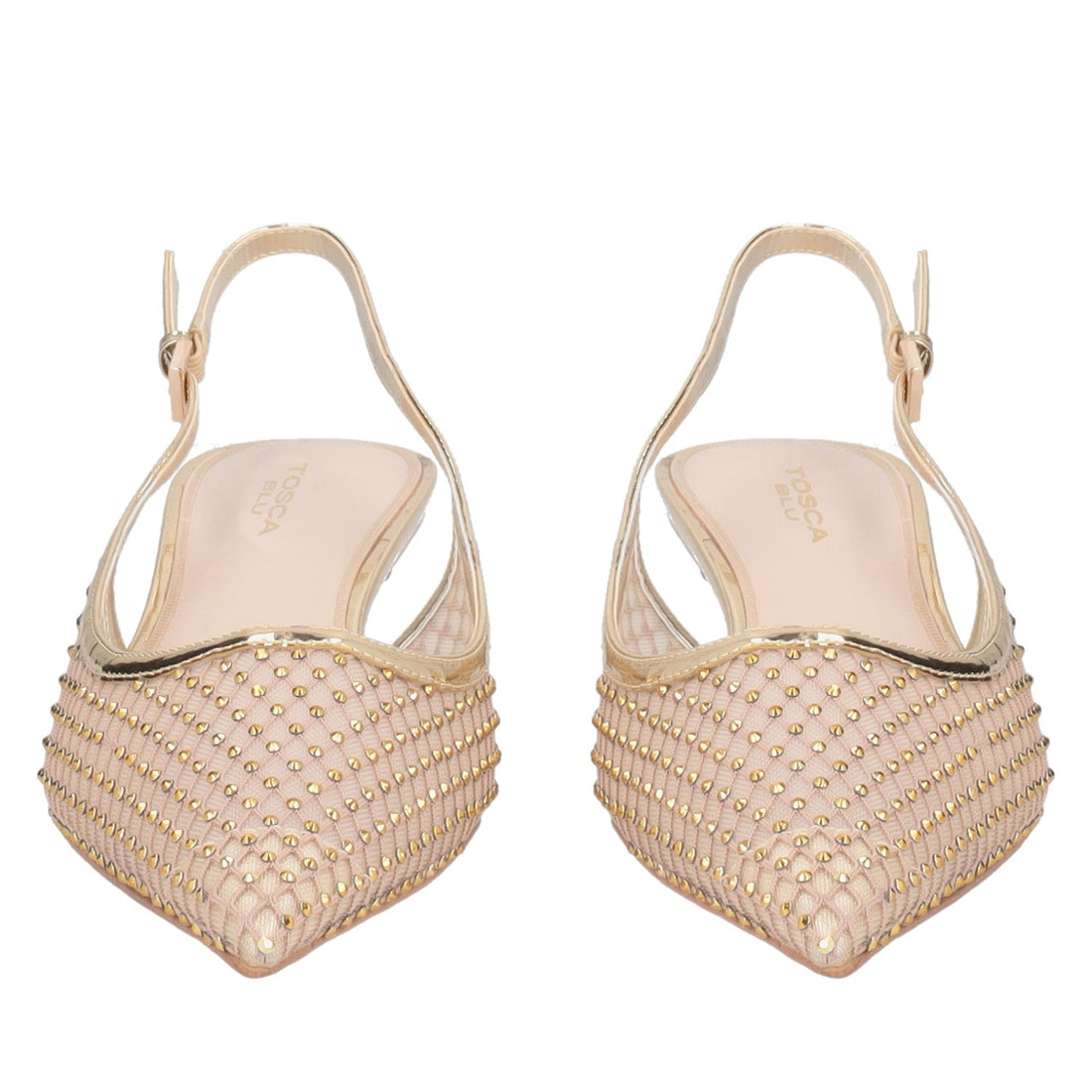 ToscaBlu slingback kelly in tessuto con strass colore oro ss2523s235 c98_2