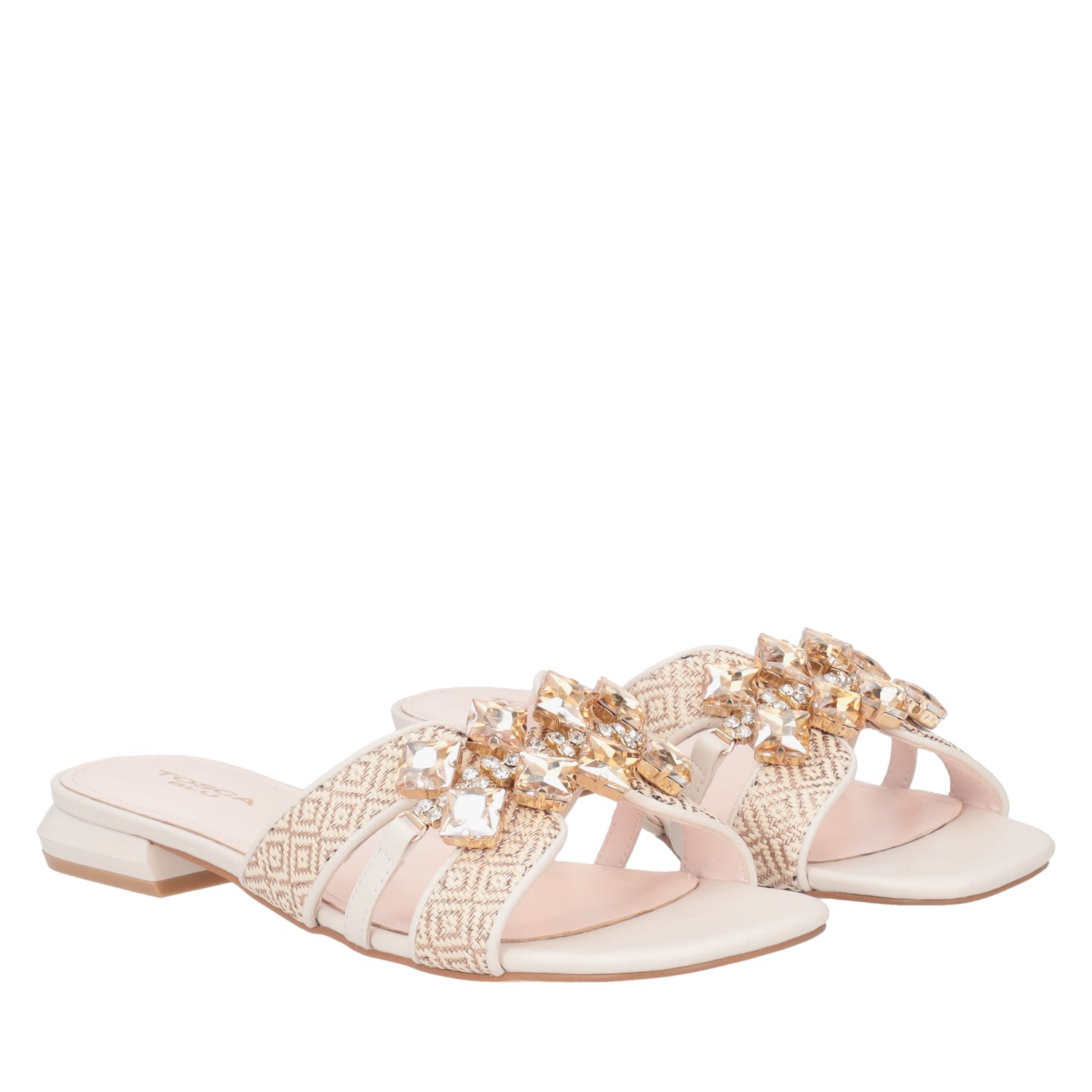 ToscaBlu ciabatta nancy con accessorio colore avorio ss2529s294 c08_1