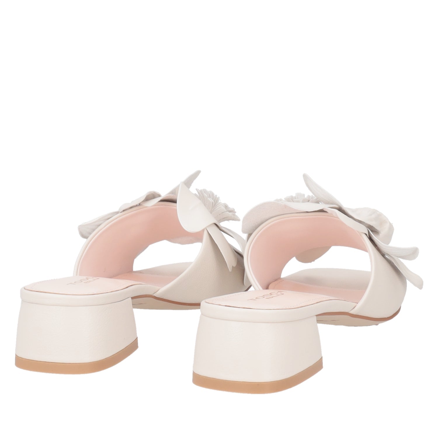 ToscaBlu sandalo paloma in pelle con fiore colore avorio ss2532s322 c08_3