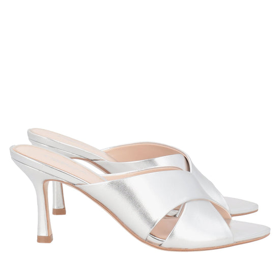 ToscaBlu ciabatta saffron in pelle colore argento ss2542s421 c97_4