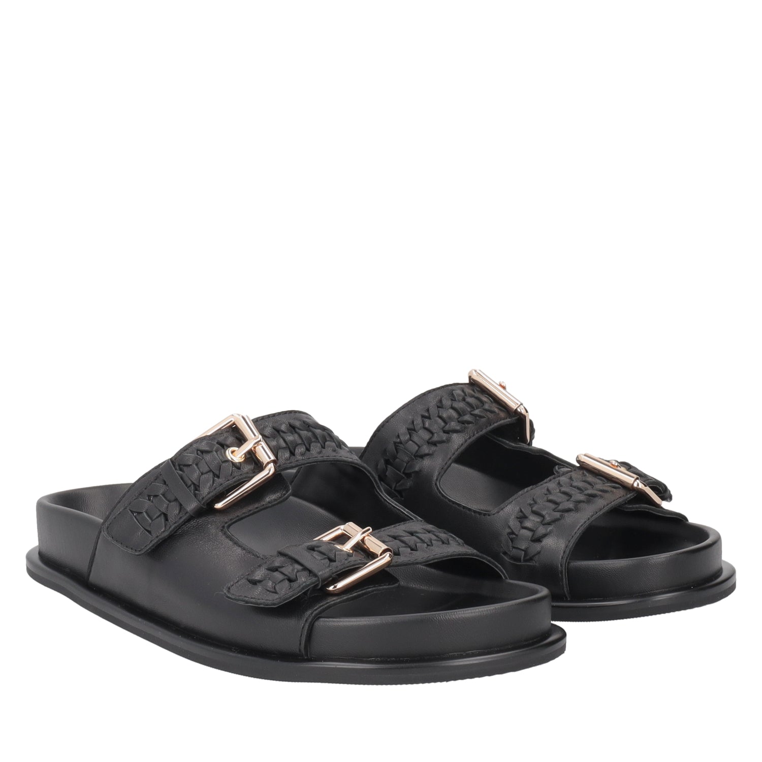 ToscaBlu ciabatta tansy con intreccio colore nero ss2552s520 c99_1