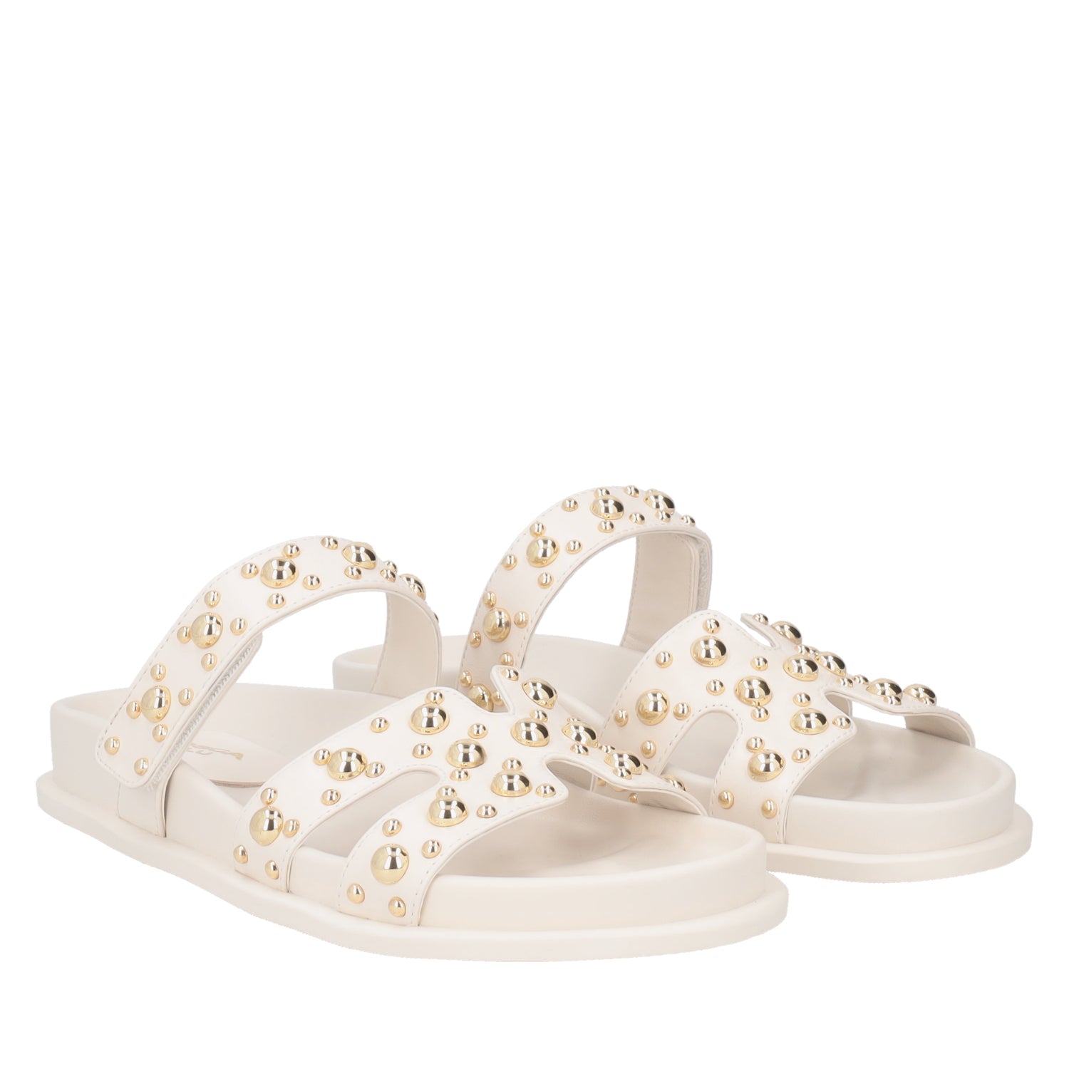 ToscaBlu ciabatta tansy in pelle con borchie colore avorio ss2552s521 c08_1