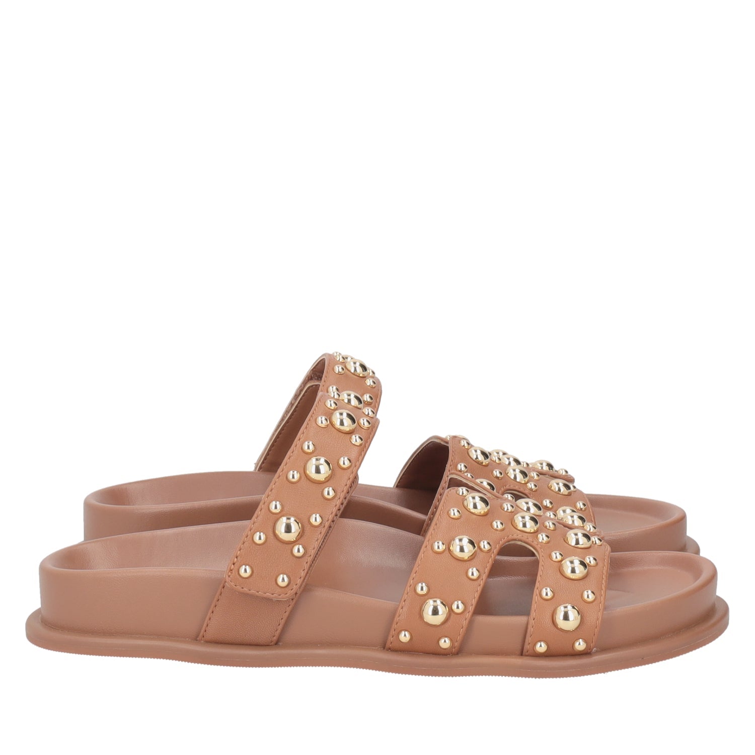 ToscaBlu ciabatta tansy in pelle con borchie colore cuoio ss2552s521 c59_4