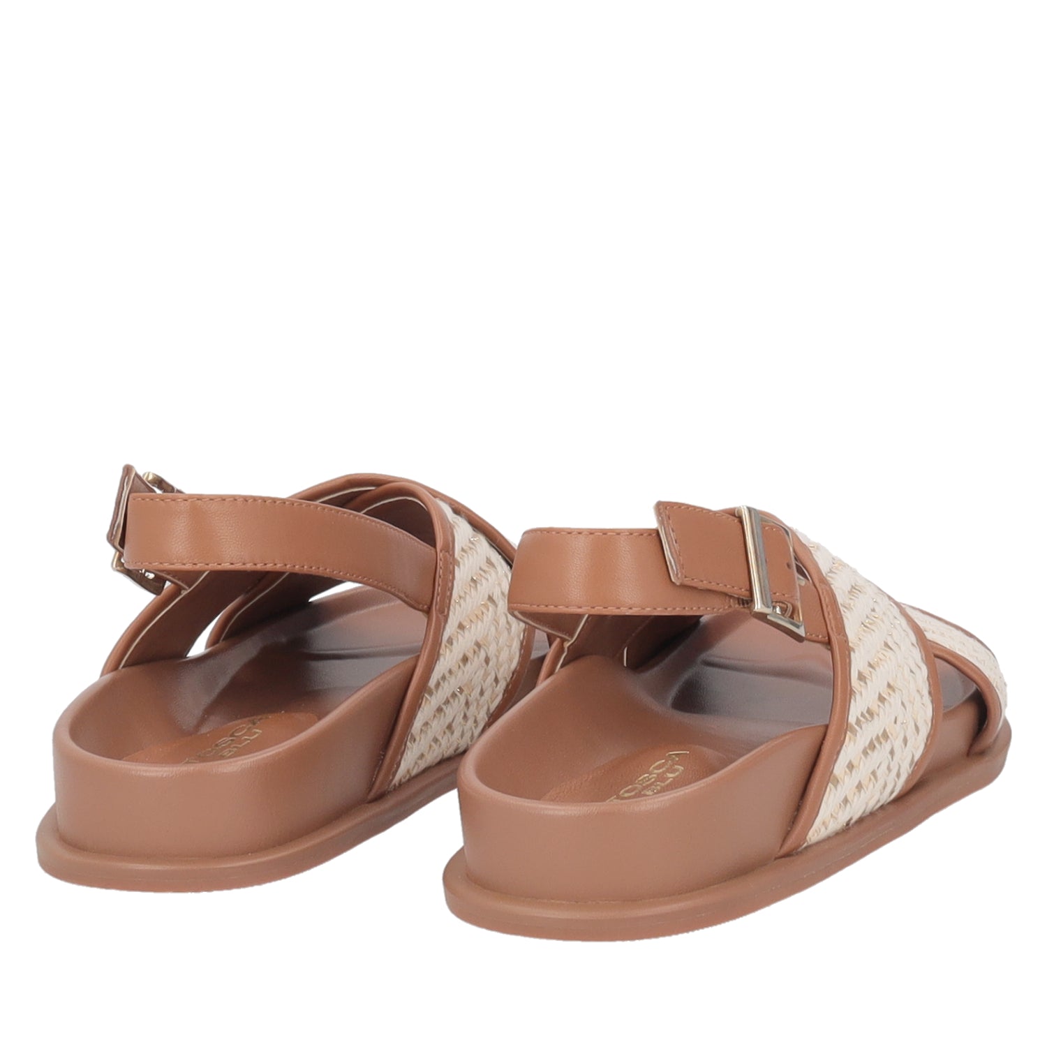 ToscaBlu sandalo tansy in tessuto e pelle colore cuoio ss2552s526 c59_3
