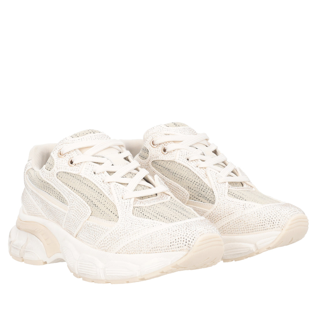 Sneaker Mirabel in pelle scamosciata e tessuto colore beige