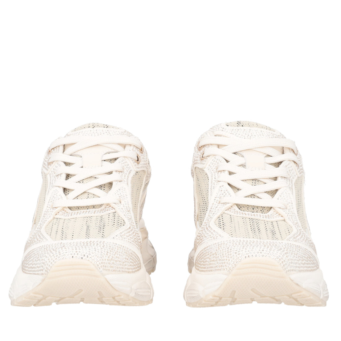 Sneaker Mirabel in pelle scamosciata e tessuto colore beige