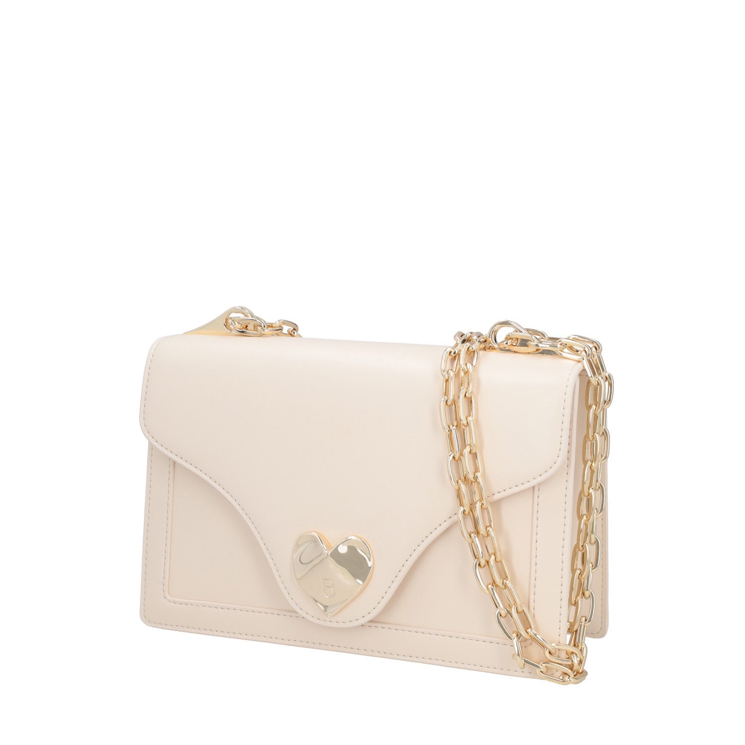 Sweet Bag shoulder bag with ivory-coloured heart accessory
