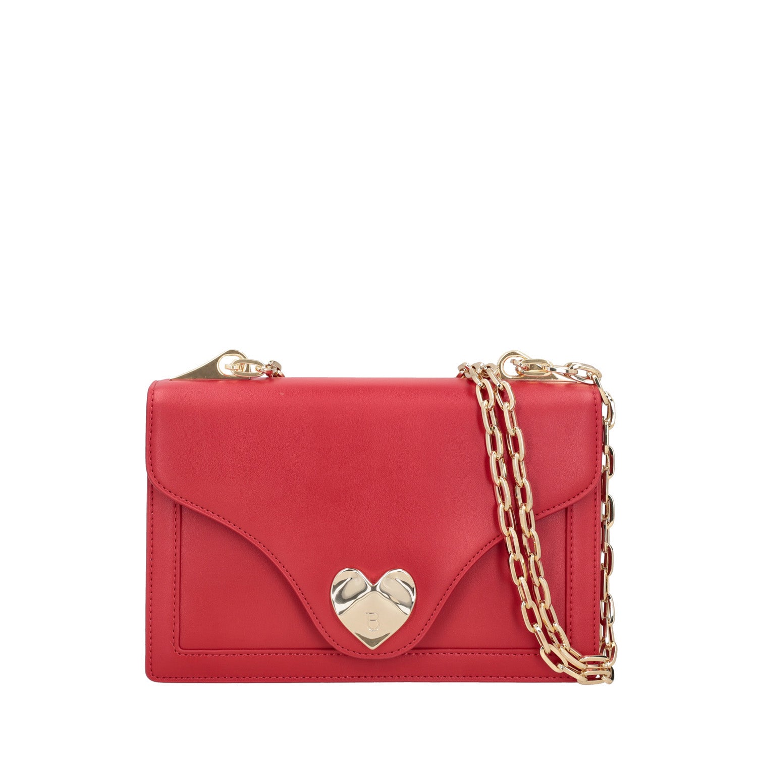 Sweet Bag shoulder bag with red heart accessory
