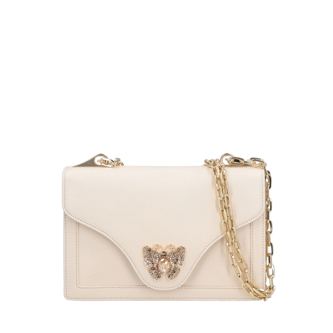 Sweet Bag shoulder bag with ivory butterfly accessory