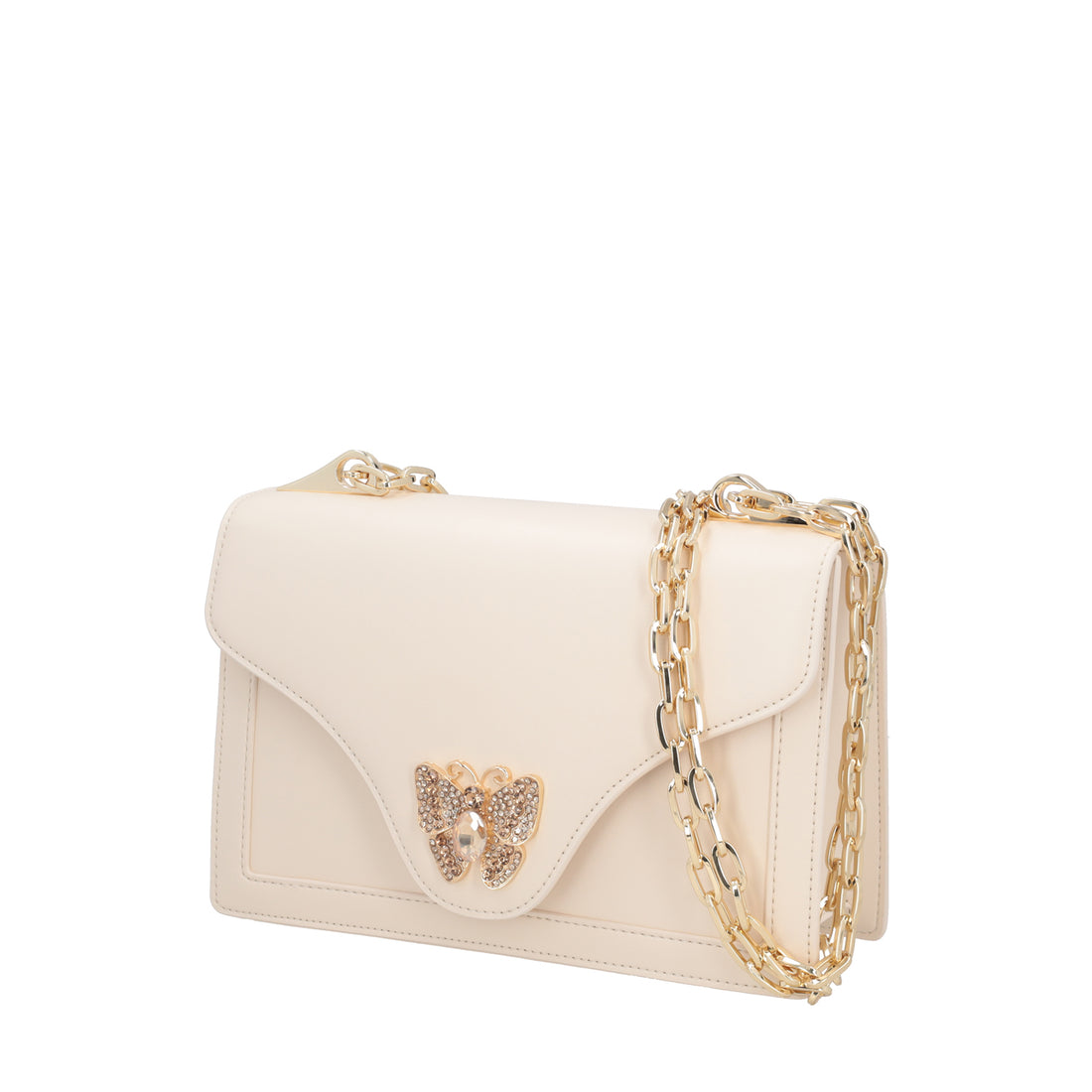 Sweet Bag shoulder bag with ivory butterfly accessory