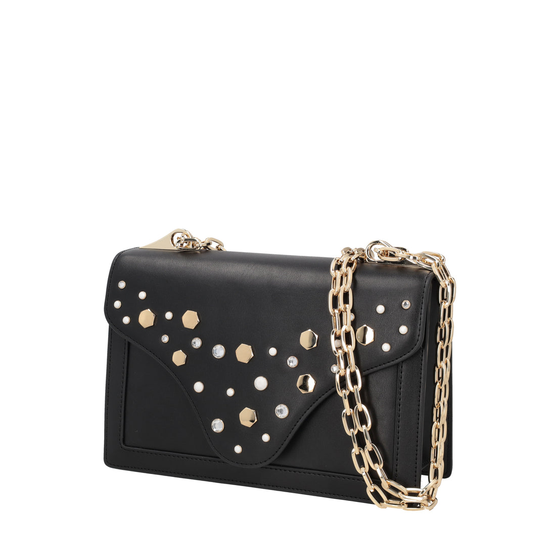 Tracollina Sweet Bag con borchie colore nero