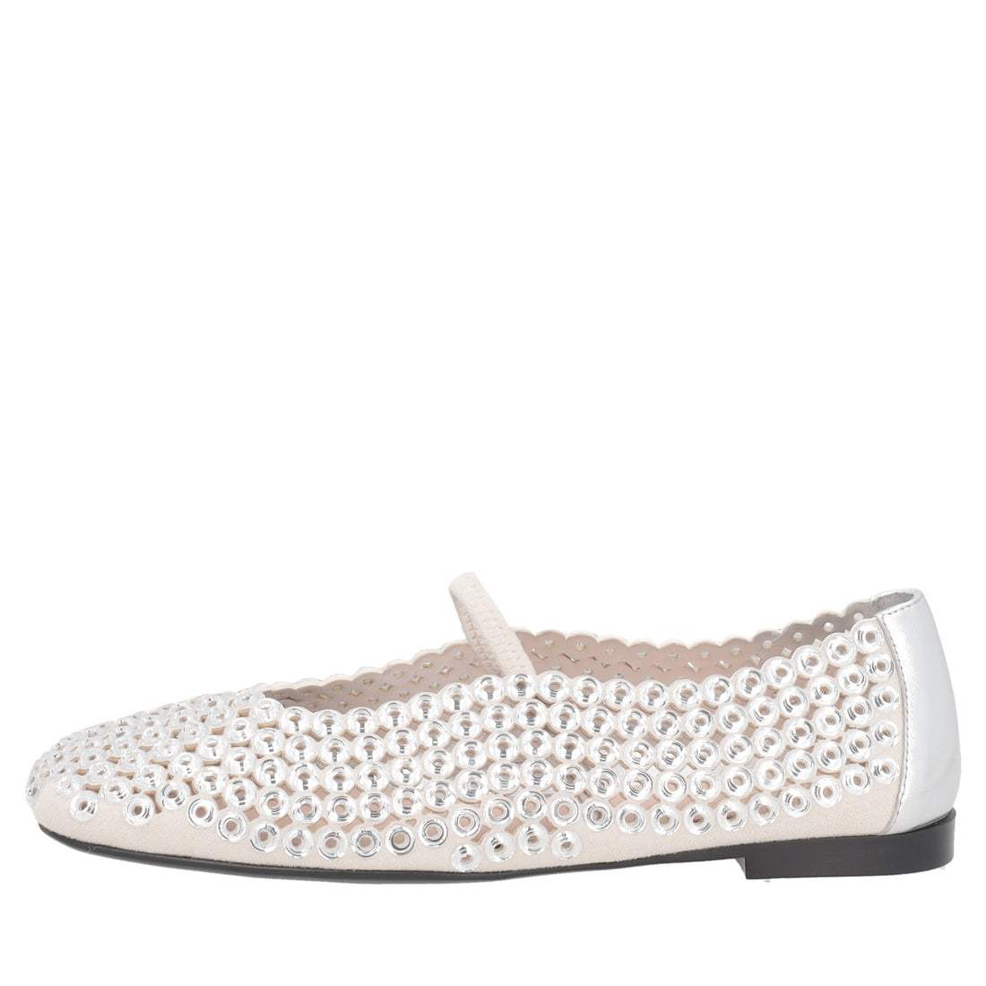 Ballerina Chantilly con micro accessori colore argento