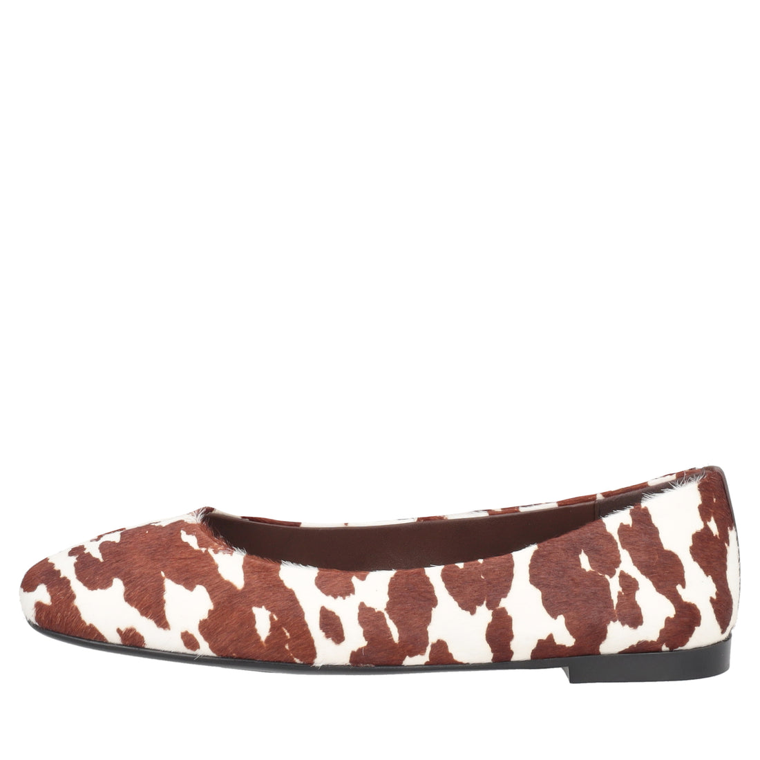 Chantilly ballerina in speckled animal leather