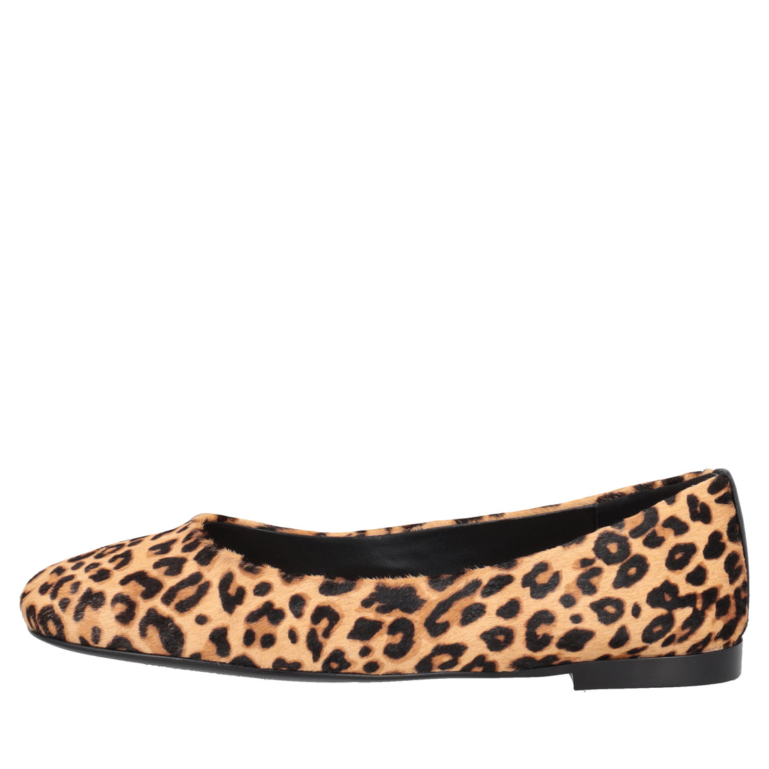 Chantilly ballerina in leopard print animal leather