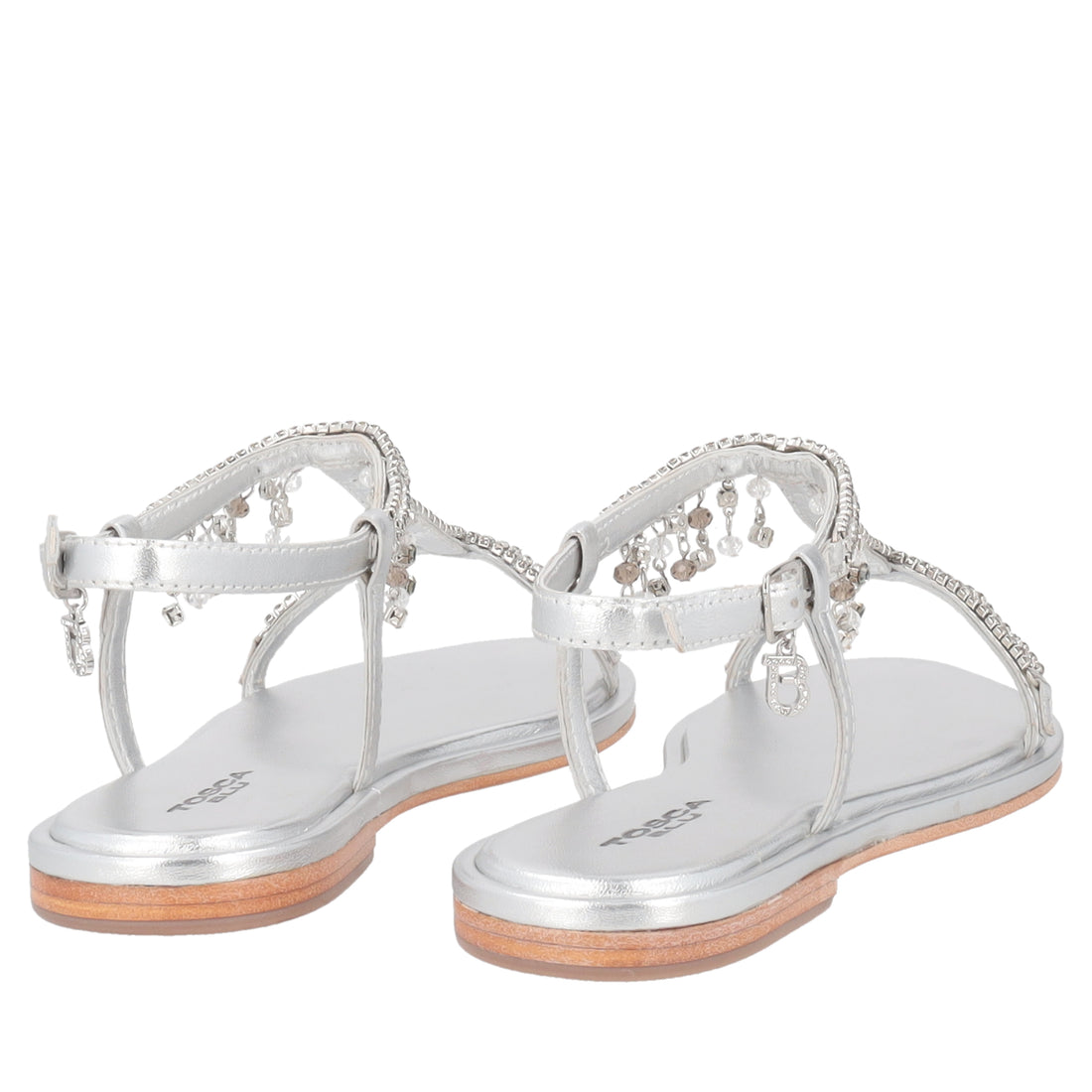 Marrakech sandal with silver charms