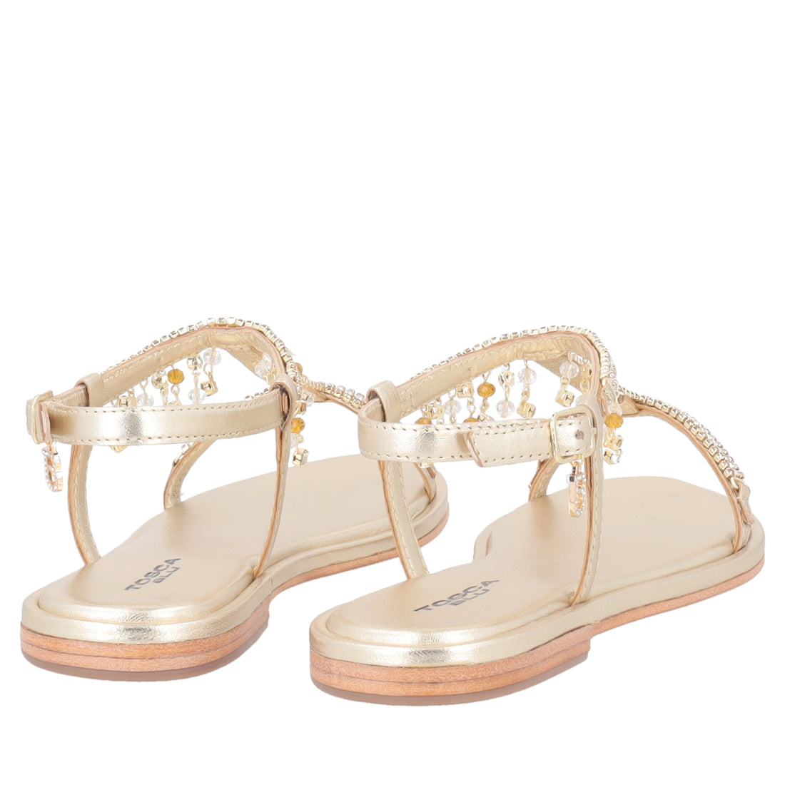 Marrakech sandal with gold charms