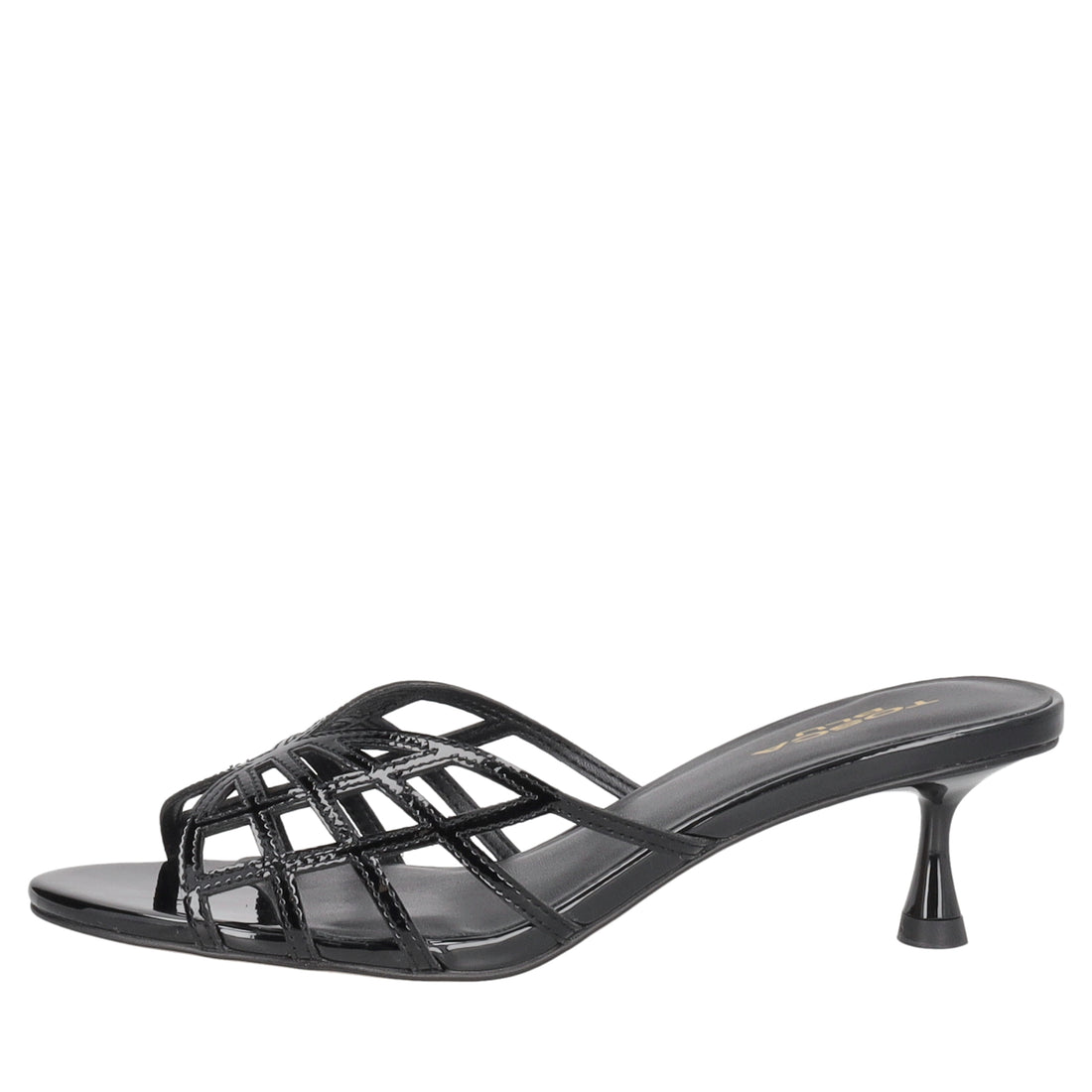 Sabot Nizza in vernice colore nero