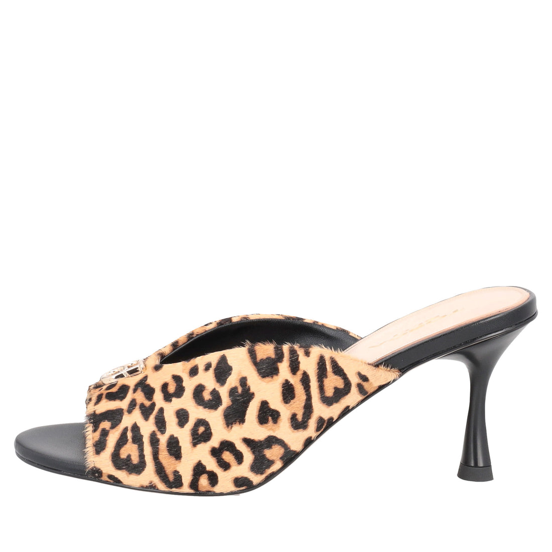 Sabot Phuket in pelle animalier colore stampa leopardo