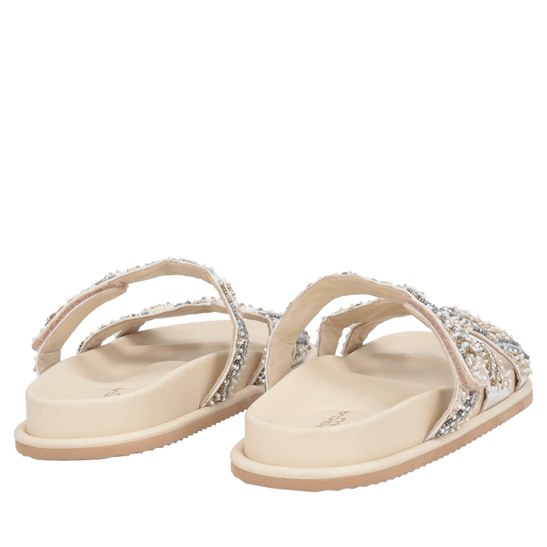 Tenerife sandal with beige beads