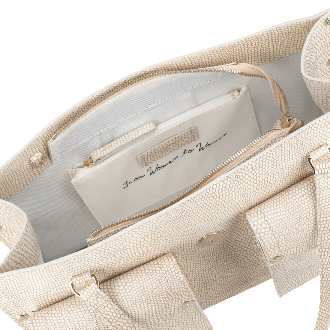 Beige Elodie Bag From Women to Women Special Edition