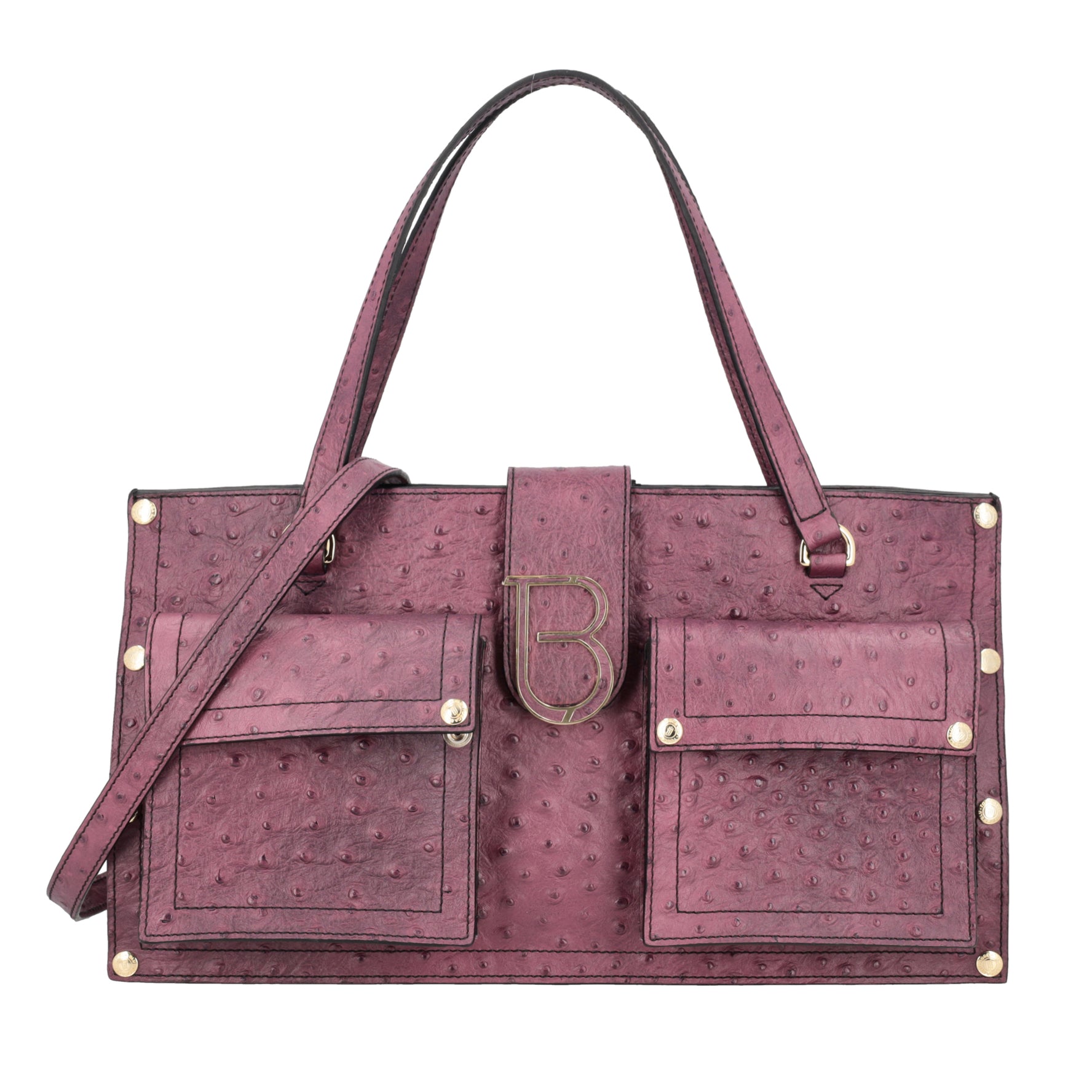 Elodie Bag From Women to Women Special Edition in pelle stampa struzzo