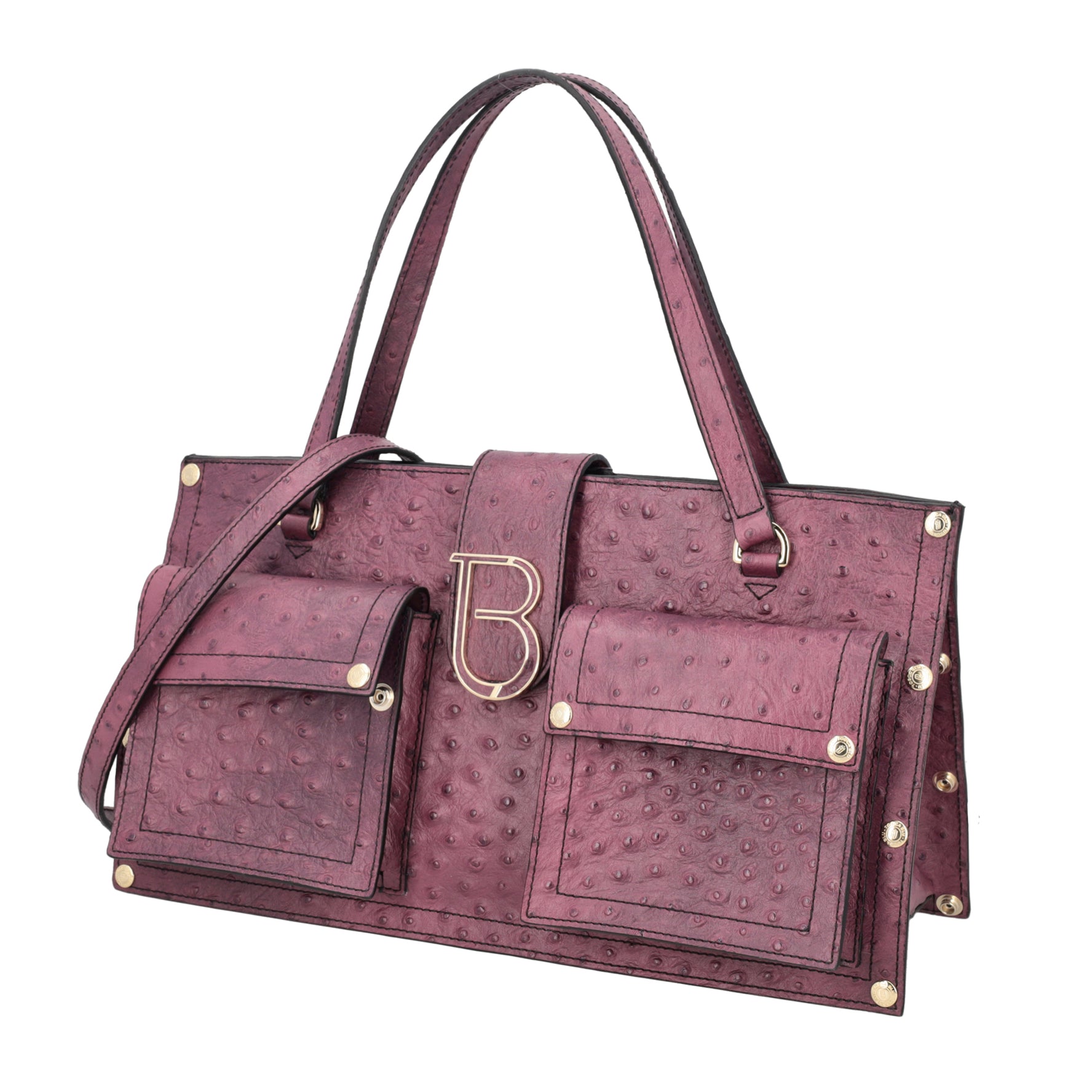 Elodie Bag From Women to Women Special Edition in pelle stampa struzzo