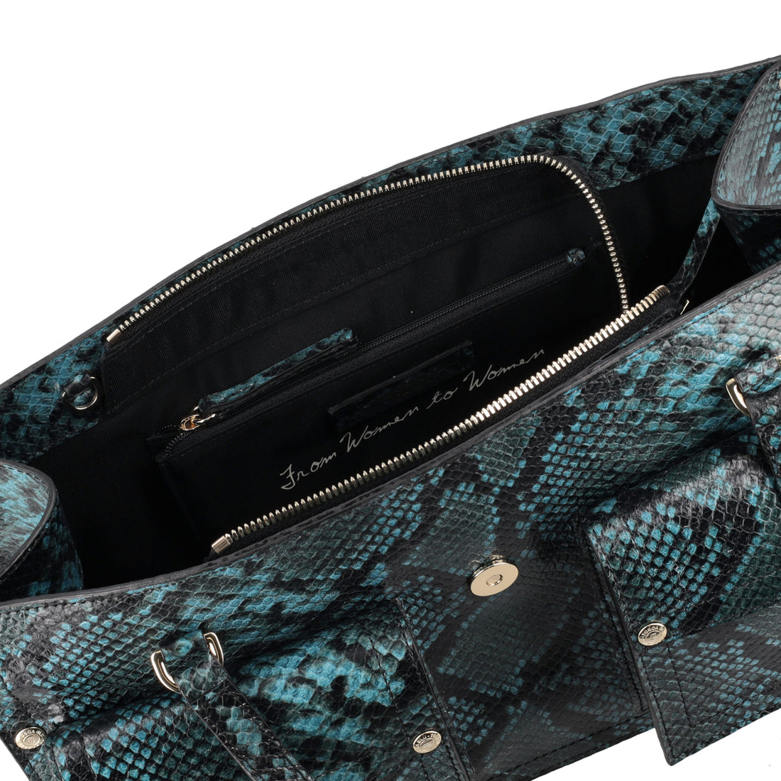 Elodie Bag From Women to Women Special Edition in pelle stampa pitone