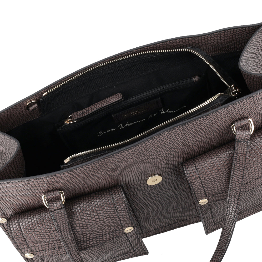 Elodie Bag From Women to Women Special Edition in pelle stampa pitone