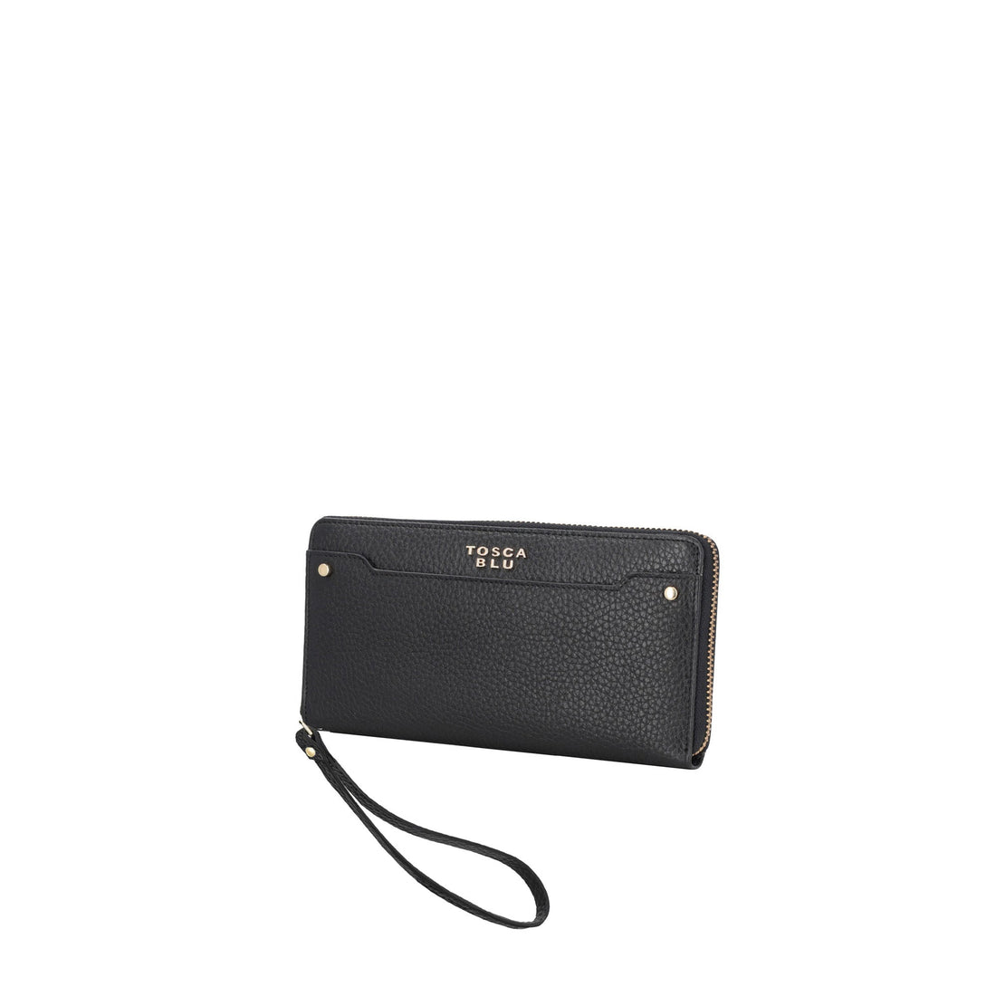 black julia zip around large wallet