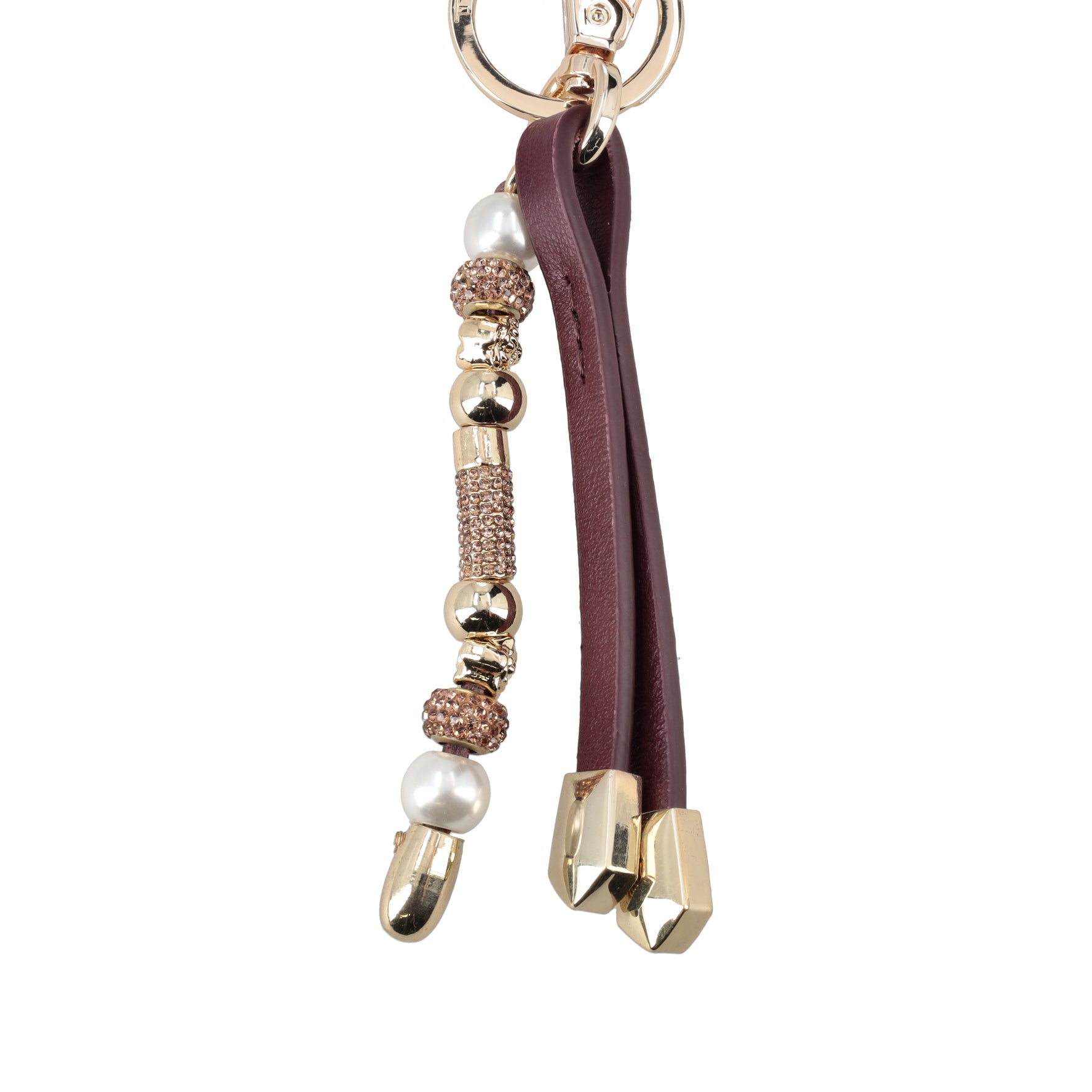 bordeaux morgana key ring with charms