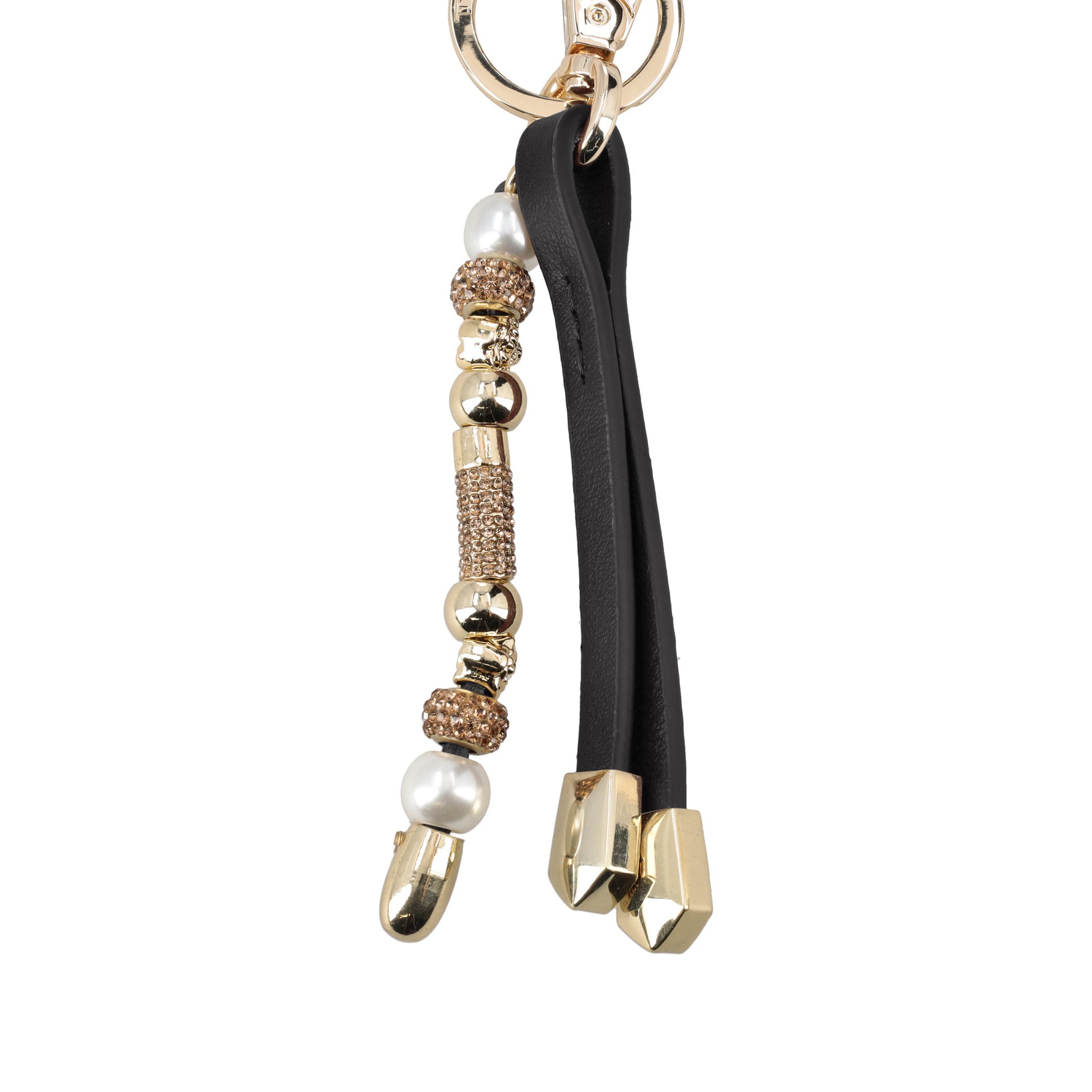 black morgana key ring with charms