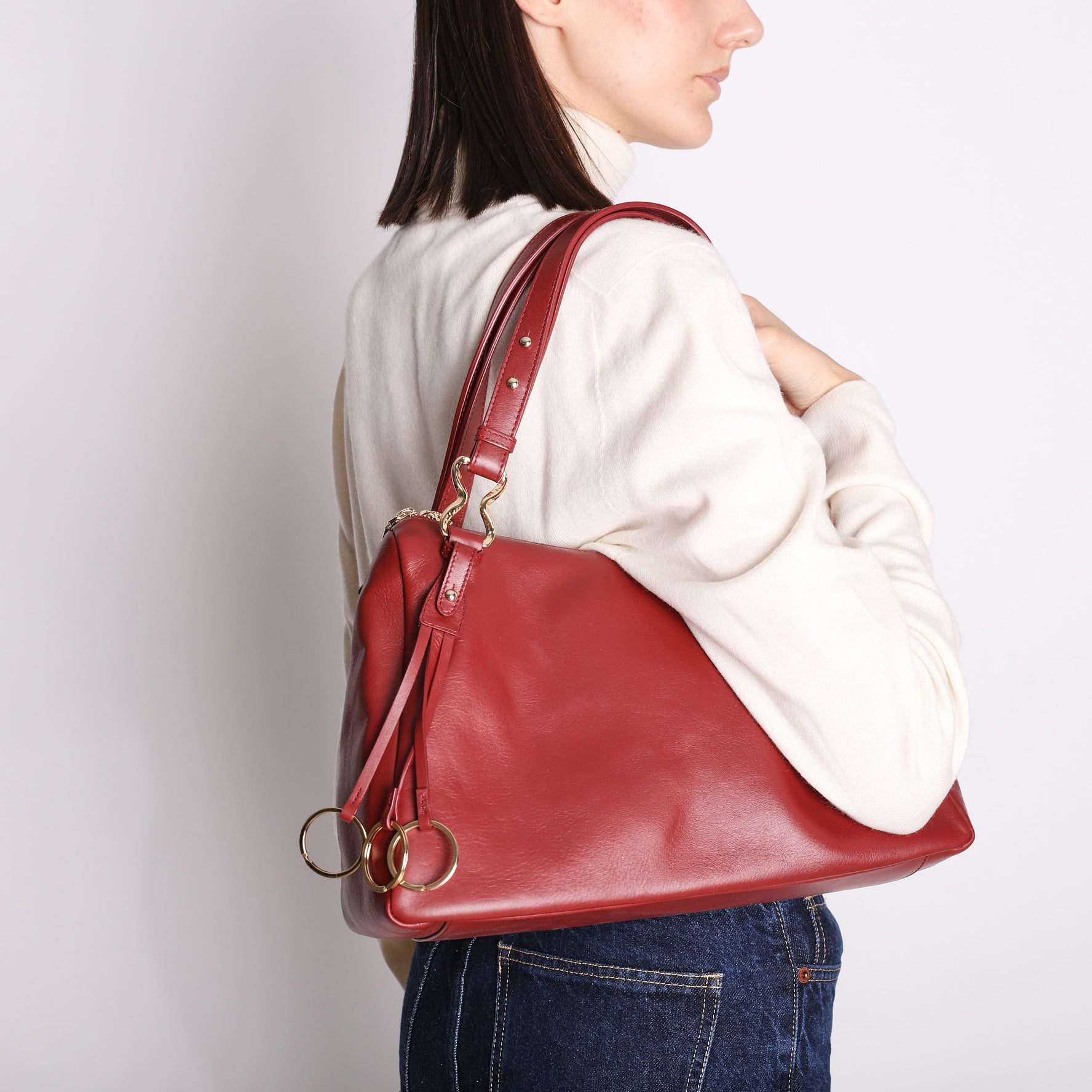 british tan susan large shopping bag