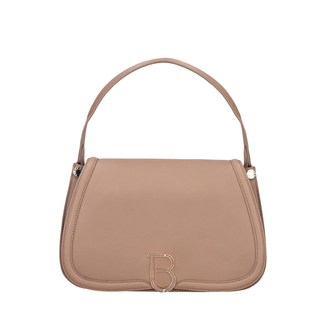 Margaret clutch bag in mud colour