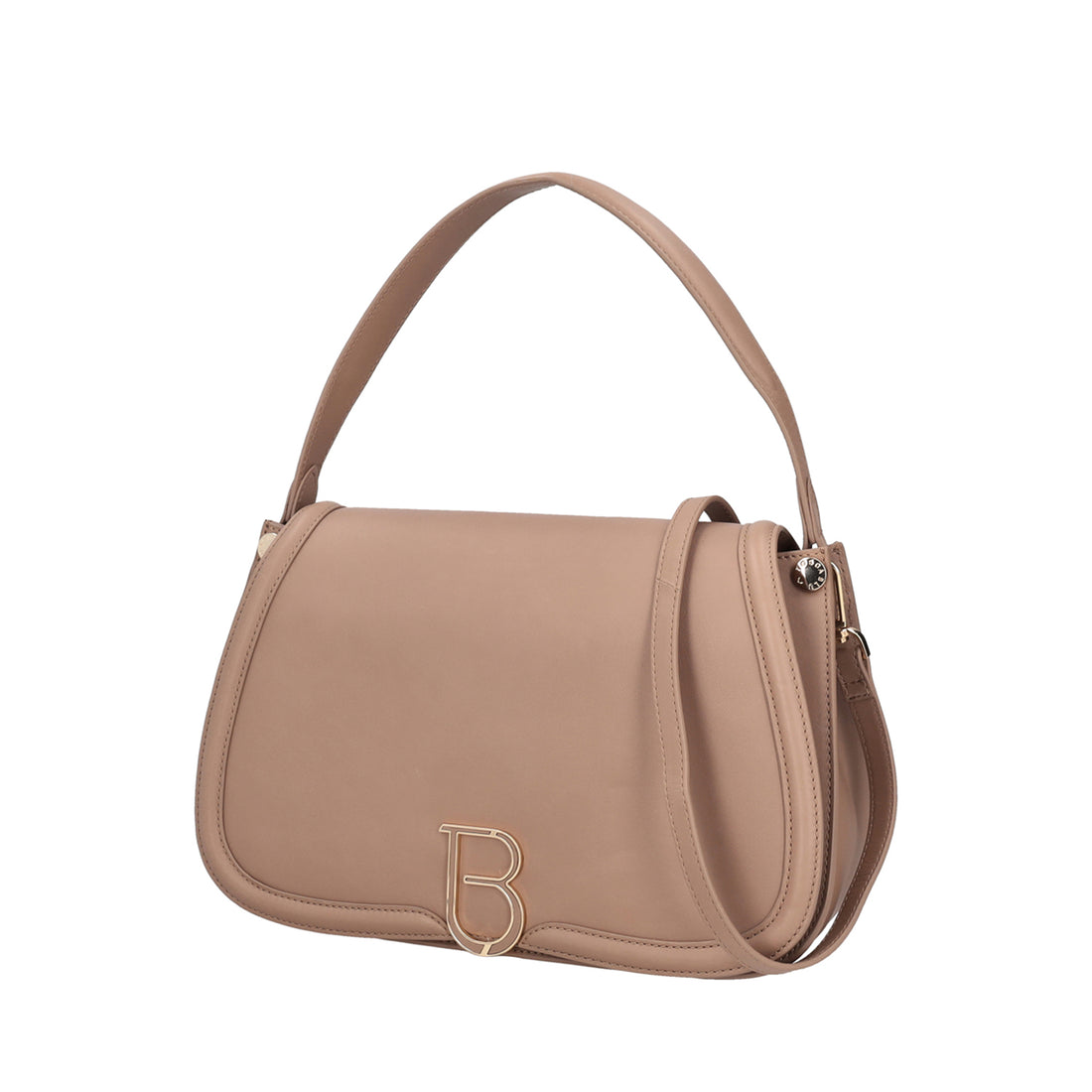 Margaret clutch bag in mud colour