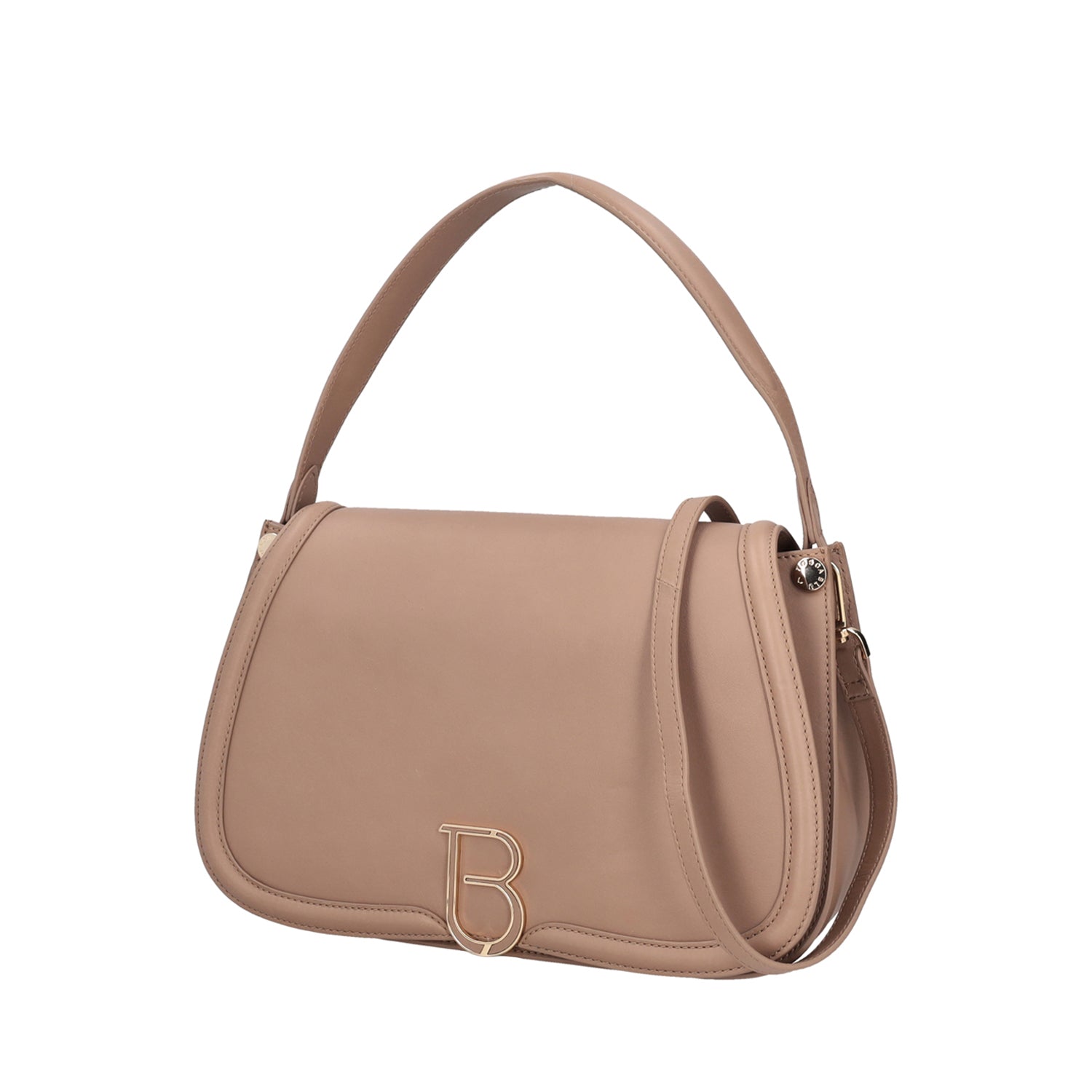 Margaret clutch bag in mud colour