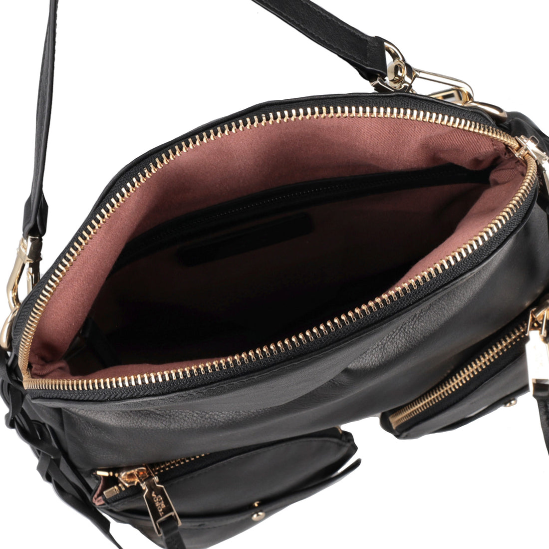 black alyson backpack with pockets