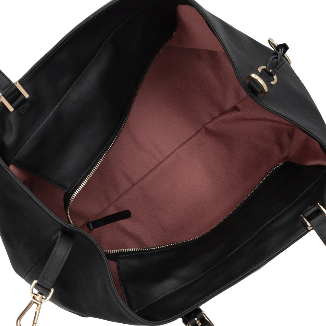 Shopping bag Cindy con stampa colore nero