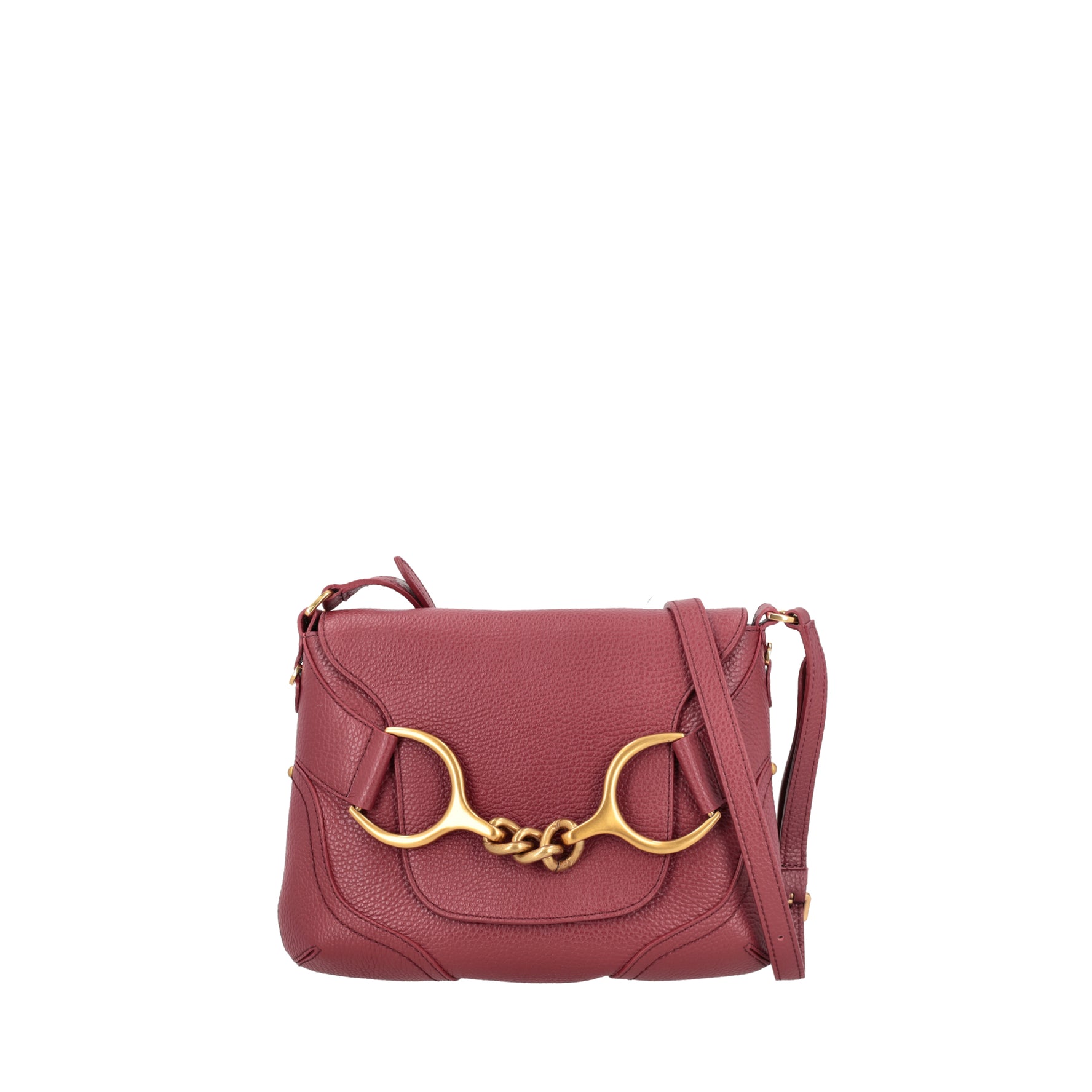 Tracolla con pattina Cecilia colore bordeaux