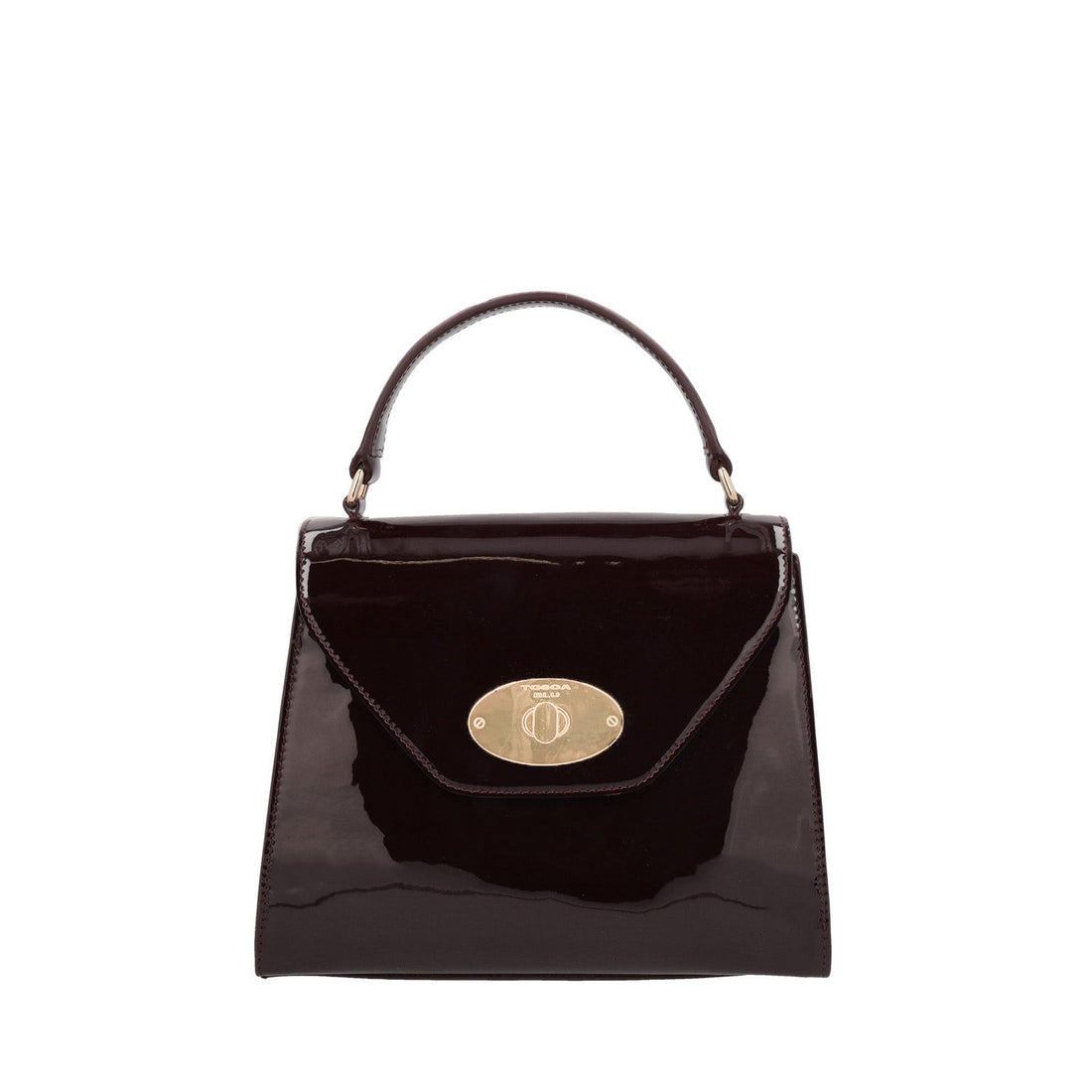 Borsa a mano Patricia in pelle colore bordeaux