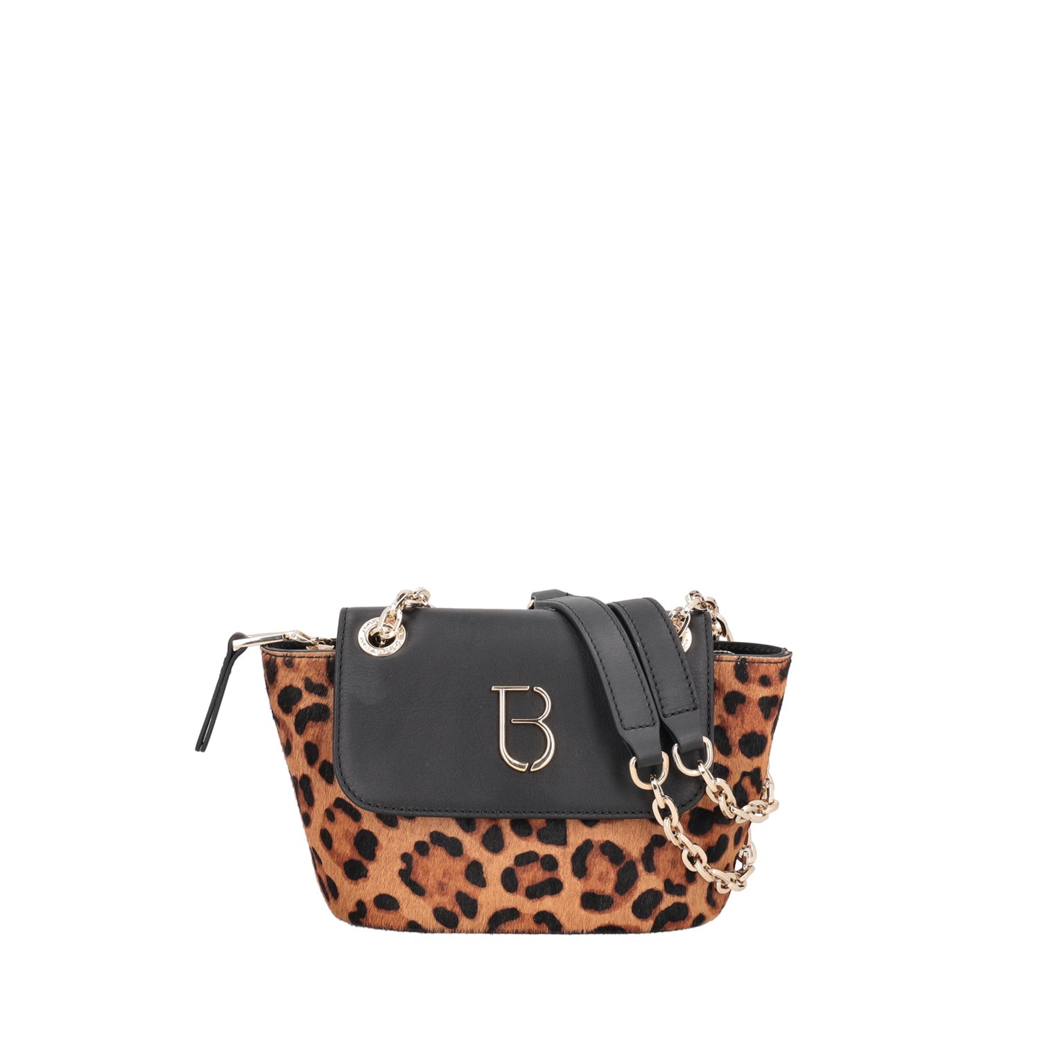 Borsa a tracolla Violet con stampa animalier colore maculato