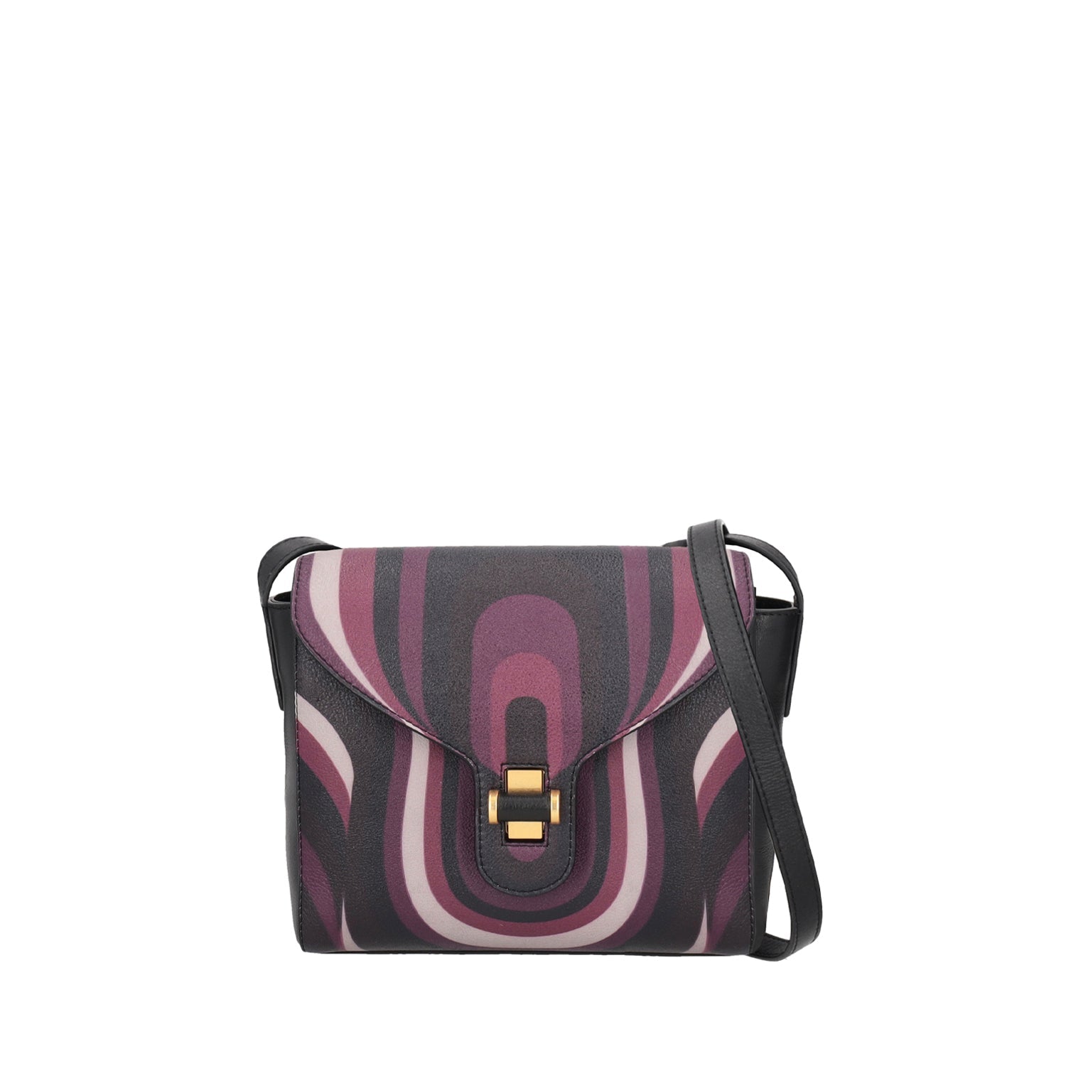 Borsa a tracolla Grace con stampa colore bordeaux