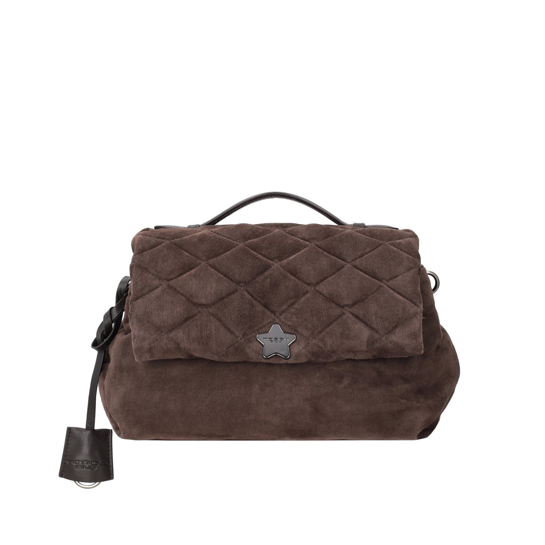 Dark brown Alicya small handbag